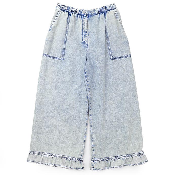 CHANEL シャネル パンツ P73070 2022年 ランウェイ着用 フリル デニム 