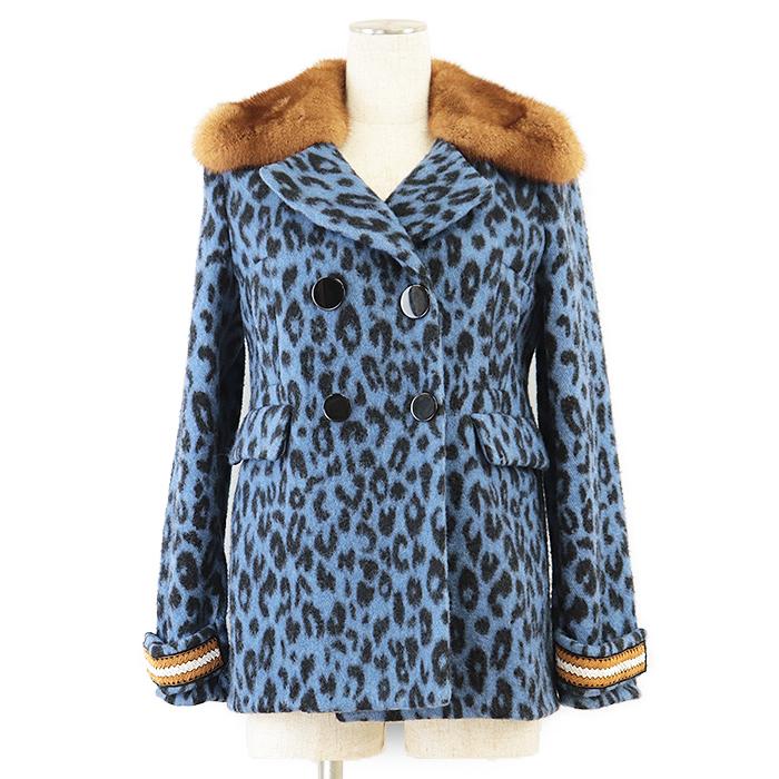 美品エルマノシェルビーノ　コート 美品】ERMANNO SCERVINO エルマノシェルビーノ ショート コート