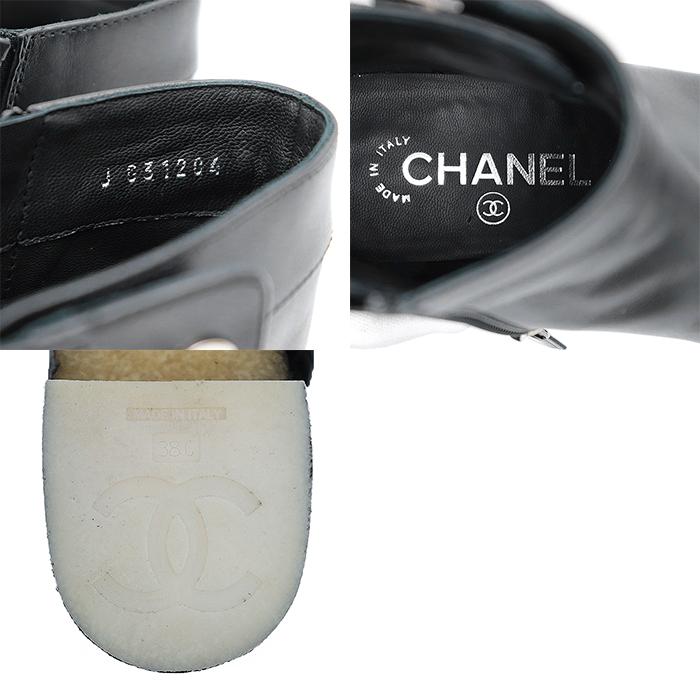 CHANEL（シャネル） 【美品】CHANEL ショートブーツ G31204 ココマーク
