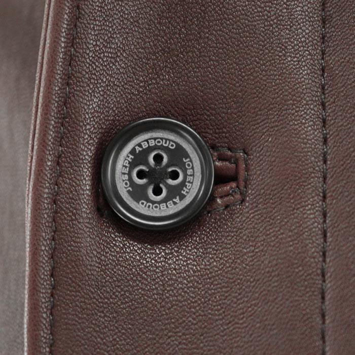 未使用】JOSEPH ABBOUD ジョセフ アブード ジャケット ラム レザー
