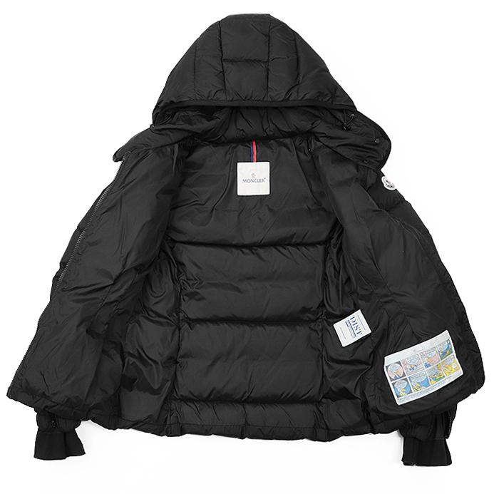 MONCLER - 【美品】MONCLER モンクレール ダウンジャケット 2018年製 BETULA ベチュラ フレアスリーブ マットナイロン ロゴ シグネチャー パッチ アウター レディース サイズ 0 ブラック 黒 E20934696605 54155 MONCLER 【美品】MONCLER モンクレール ダウンジャケット 2018年