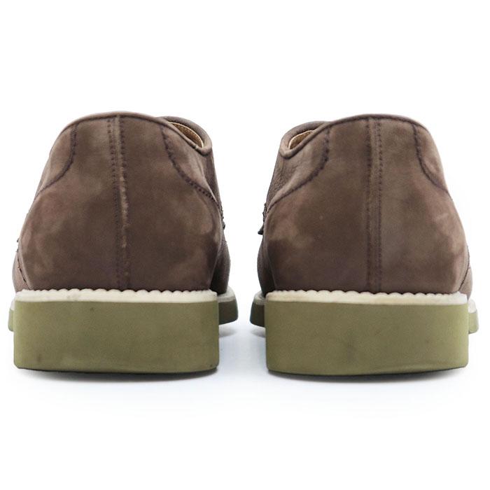 【SALE】TOD'S トッズ ダービーシューズ ヌバック レザー T ロゴ シグネチャー ステッチ 外羽根 ラウンドトゥ ブーツ 靴 シューツリー・袋付属 メンズ サイズ 7 ブラウン 茶色 イタリア製 SALE】TOD'S トッズ ダービーシューズ ヌバック レザー T ロゴ