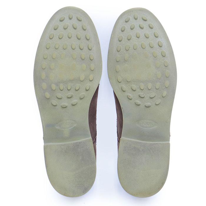 SALE】TOD'S トッズ ダービーシューズ ヌバック レザー T ロゴ