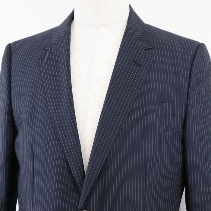 GUCCI グッチ スーツ 50R XL ブラック　ストライプ　セットアップ GUCCI(グッチ) ストライプセットアップスーツF0628 F0628
