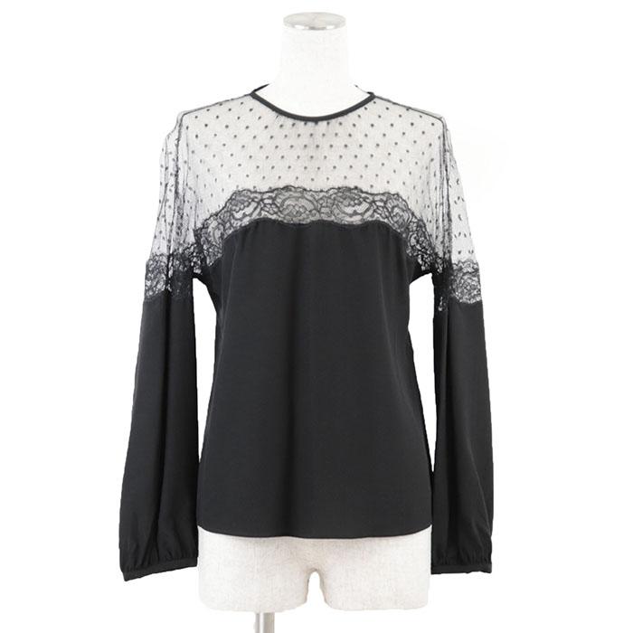 美品◇RED VALENTINOレッドヴァレンティノ◇花柄 トップスS 上品 RED VALENTINO レッドヴァレンティノ シャツ ブラウス ドット柄