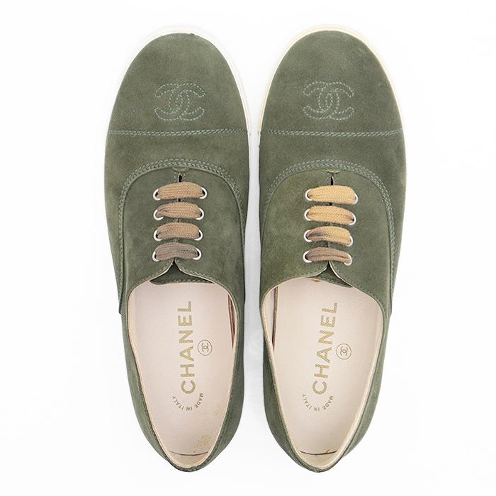 CHANEL（シャネル） スニーカー ヴィンテージ ヌバック レザー