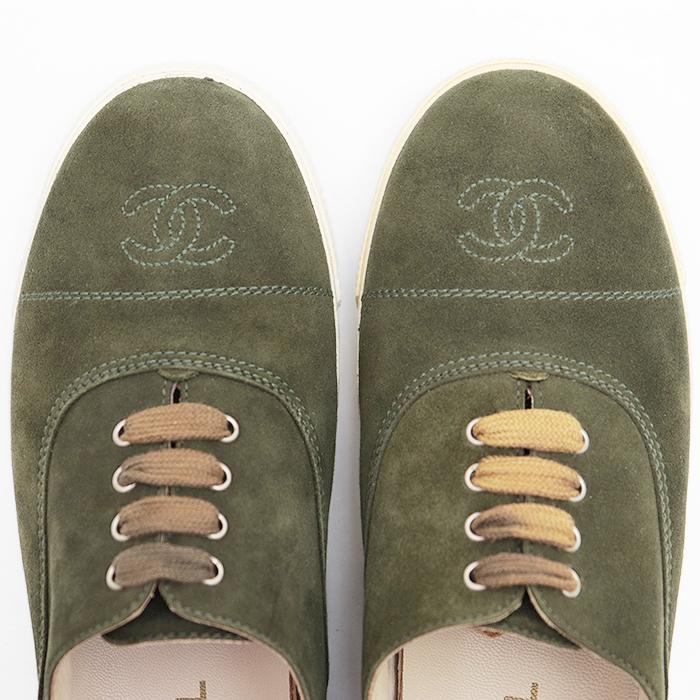 CHANEL（シャネル） スニーカー ヴィンテージ ヌバック レザー