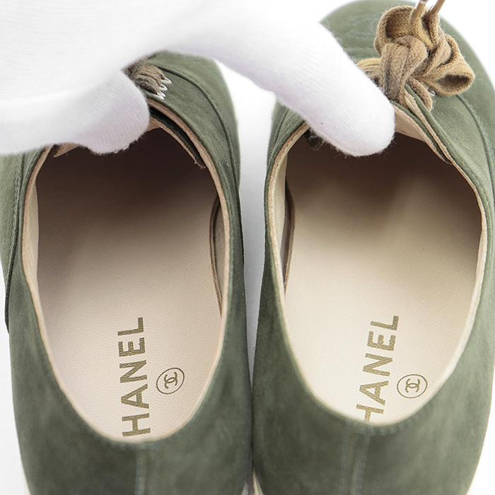 CHANEL（シャネル） スニーカー ヴィンテージ ヌバック レザー