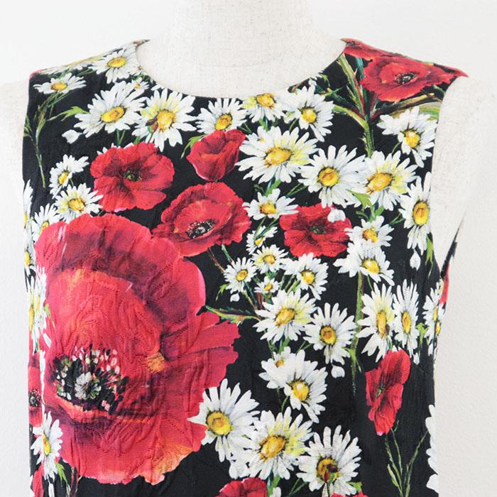 美品◯ドルチェ&ガッパーナ　ノースリーブワンピース◯10/132-143 極美品】DOLCE&GABBANA ドルチェ アンド ガッバーナ ワンピース
