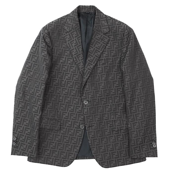 ◆FENDI フェンディ ライダースジャケット ズッカ　FF 409095-12.jpg