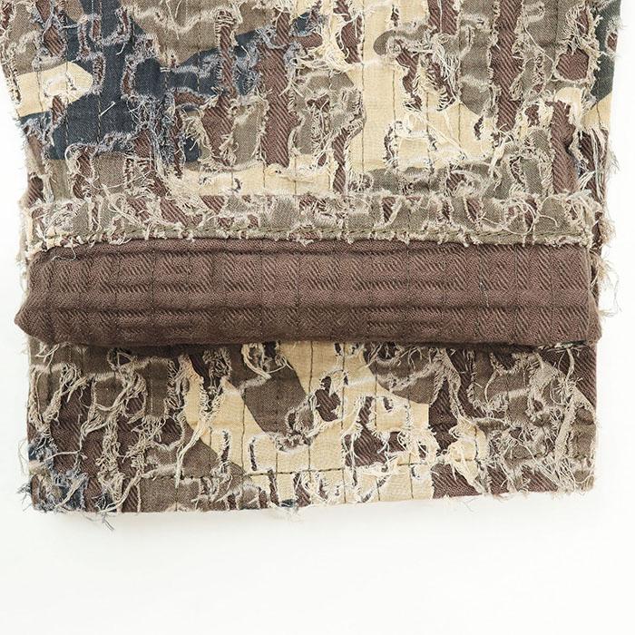 【極美品】GIVENCHY ジバンシィ パンツ デストロイ ロゴ レザー パッチ ファスナー カモフラージュ 迷彩柄 スリムフィット 7P ジーンズ ボトムス メンズ サイズ 32 ブラウン系 茶色系 日本製 極美品】GIVENCHY ジバンシィ パンツ デストロイ ロゴ レザー パッチ