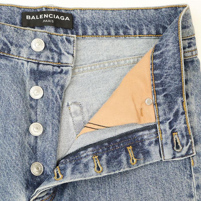 BALENCIAGA バレンシアガ パンツ デニム 16年製 ロゴ ボタン ジーンズ 