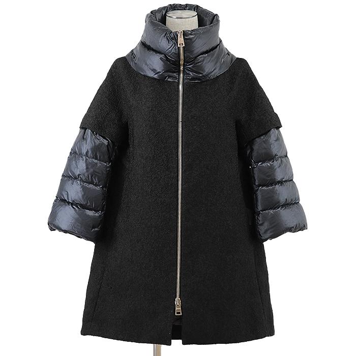 HERNO 【美品】Herno ヘルノ ダウンジャケット ドッキング コート デタッチャブルアーム 2WAY アウター レディース サイズ ...