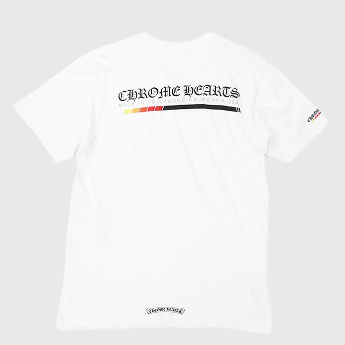 CHROME HEARTS 白T ポケットロゴ バックプリント USA製 M CHROME HEARTS 白T ポケットロゴ バックプリント USA製 M