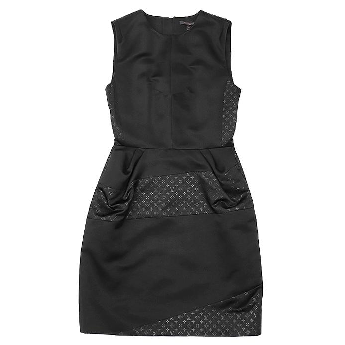 なお　ルイヴィトン　ノースリーブタートルネックワンピース　ドレス　Sサイズ Julia Boutique ワンピース ハイネックノースリーブタイトニット