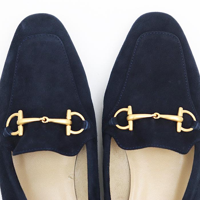 GUCCI（グッチ） SALE【美品】GUCCI ビットローファー レザー スエード