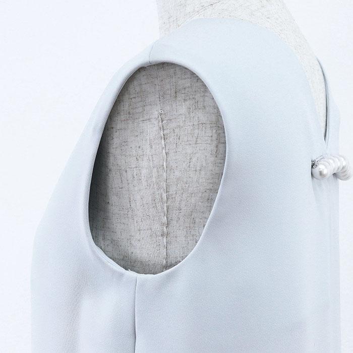 美品】YOKO CHAN ヨーコ チャン ワンピース ノースリーブ フェイク