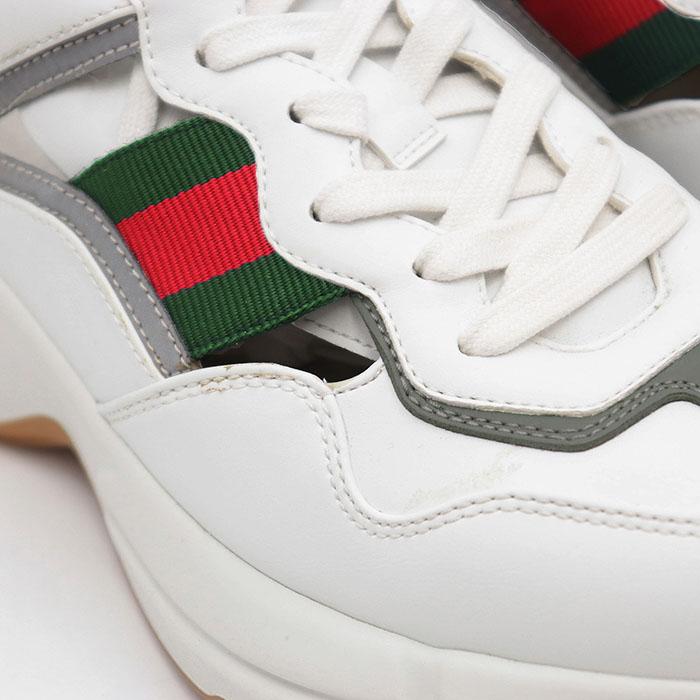 美品 GUCCI ライトン スニーカー 23cm サイドロゴ シェリーライン 美品 GUCCI ライトン スニーカー 23cm サイドロゴ シェリーライン