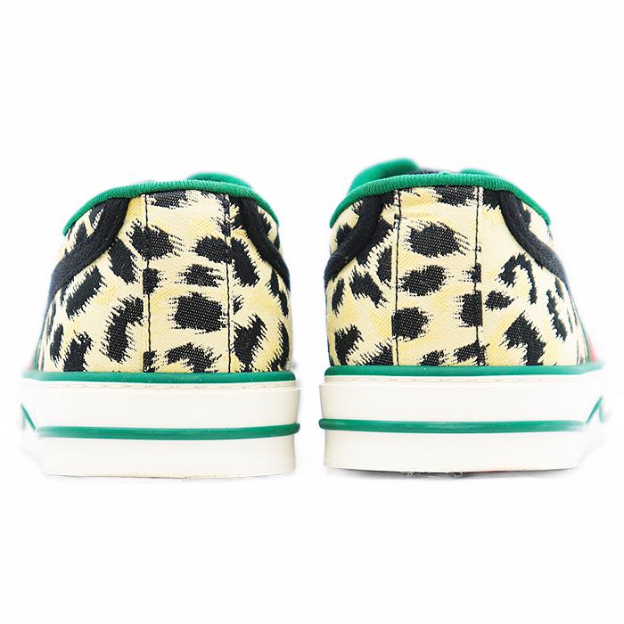 GUCCI（グッチ） 【美品】GUCCI スニーカー レオパード ヒョウ柄 ロゴ