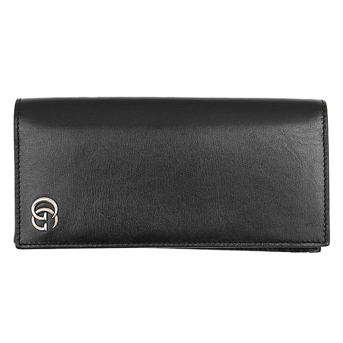 GUCCI グッチ 長財布 レザー ロングウォレット ロゴ GG