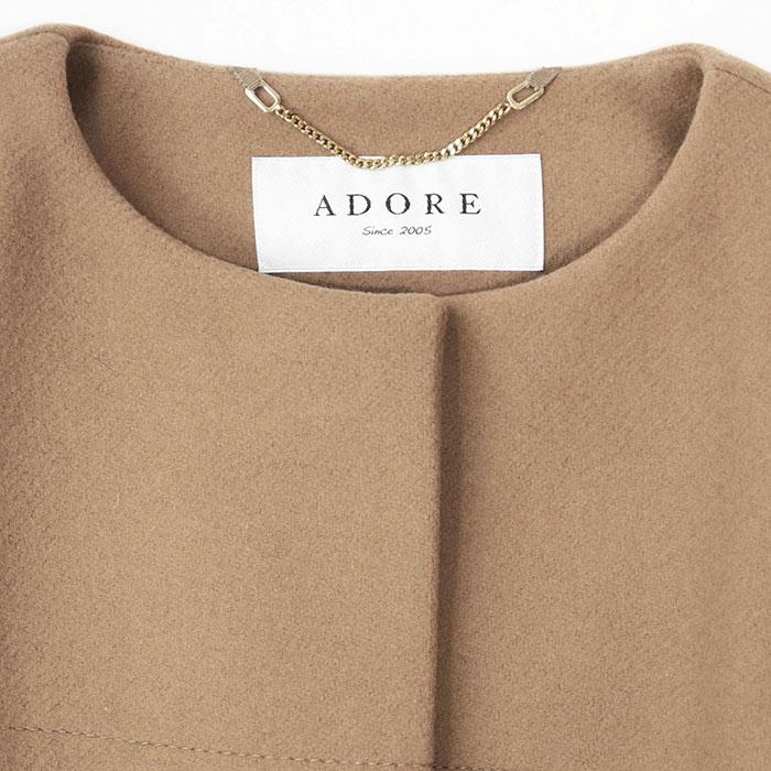 ADORE（アドーア） 【SALE】ADORE コート メルトン ラビット ファー 