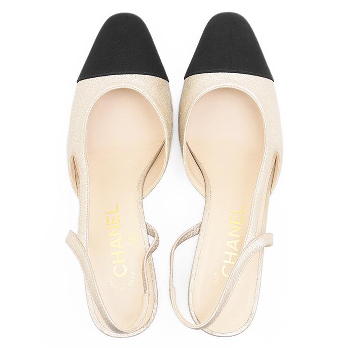 CHANEL 【極美品】CHANEL シャネル G31318 パンプス スリング