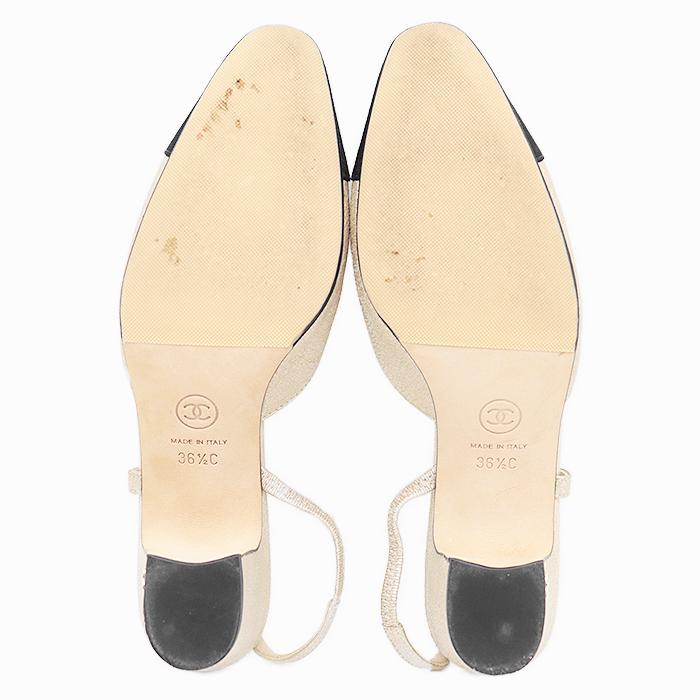CHANEL 【極美品】CHANEL シャネル G31318 パンプス スリング