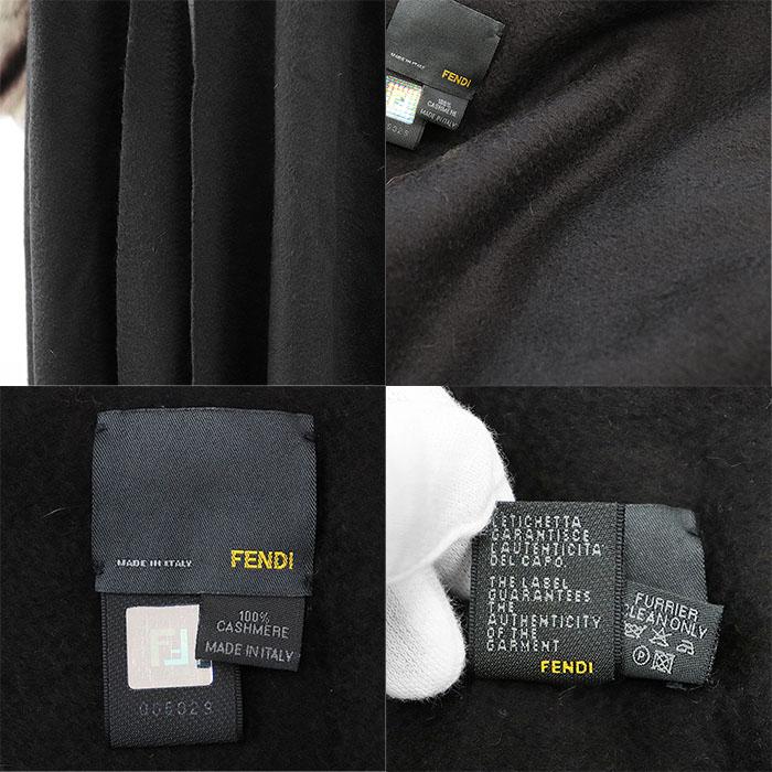 美品】FENDI フェンディ キャンディストール オリラグ ファー カシミヤ