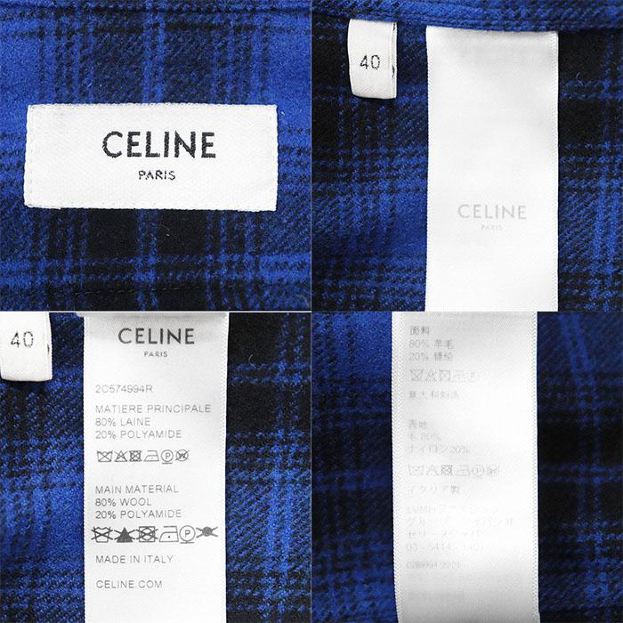 CELINE（セリーヌ） 【美品】CELINE PARIS パリ ネル シャツ チェック