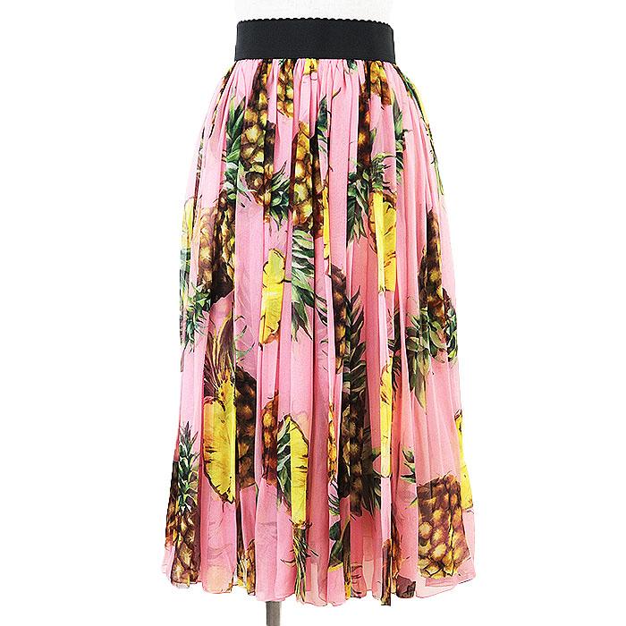 近年美品　DOLCE&GABBANA ドルチェ&ガッバーナ　シフォン　スカート 未使用】DOLCE&GABBANA ドルチェアンドガッバーナ スカート