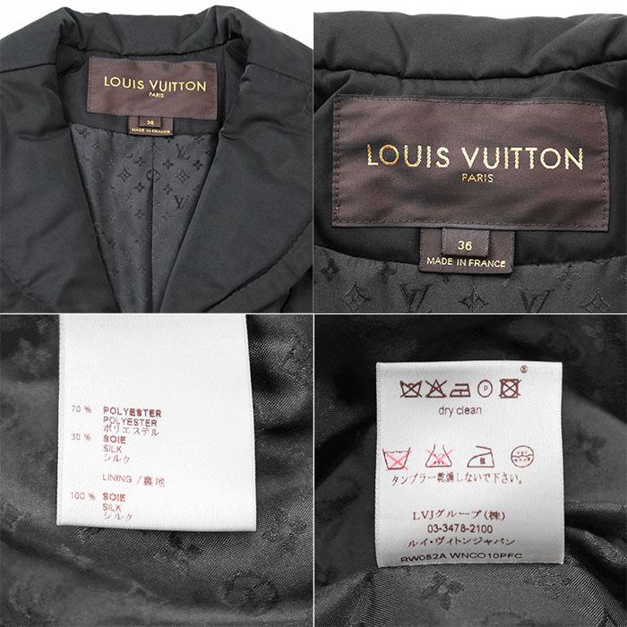 LOUIS VUITTON（ルイ・ヴィトン） コート 中綿 LV ロゴ バックル