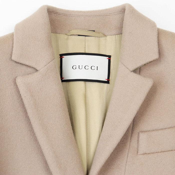 GUCCI（グッチ） コート チェスター 2016年製 ロゴ ボタン 3B メルトン
