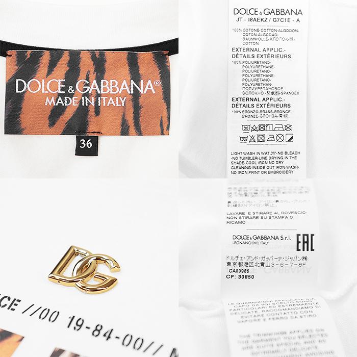 DOLCE&amp;GABBANA - ドルチェ＆ガッバーナ　プリントTシャツ 36 ドルガバ　レディース S 新品同様 140405-42-a.jpg