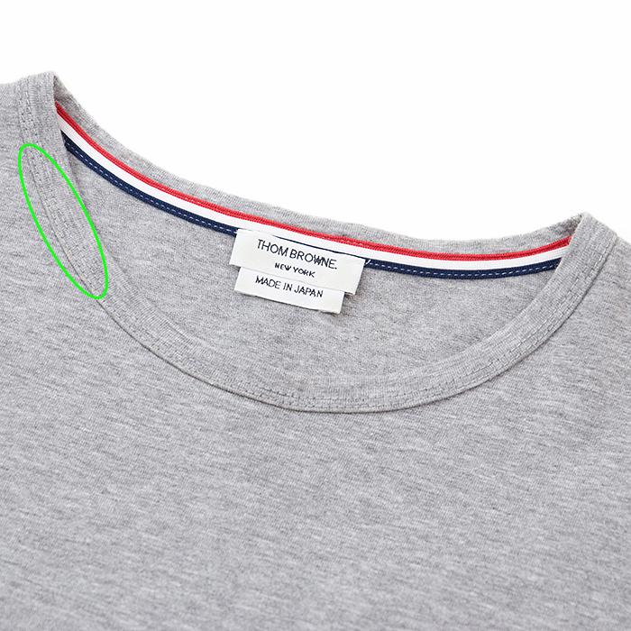 SALE】THOM BROWNE トムブラウン Tシャツ ポケット サイドスリット