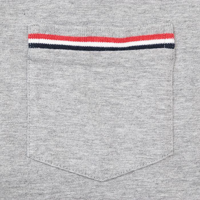 SALE】THOM BROWNE トムブラウン Tシャツ ポケット サイドスリット