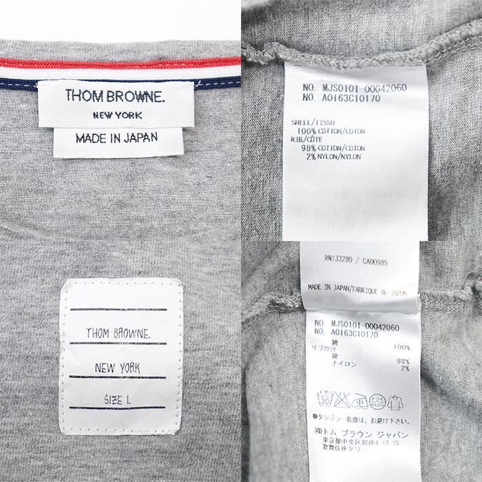 SALE】THOM BROWNE トムブラウン Tシャツ ポケット サイドスリット