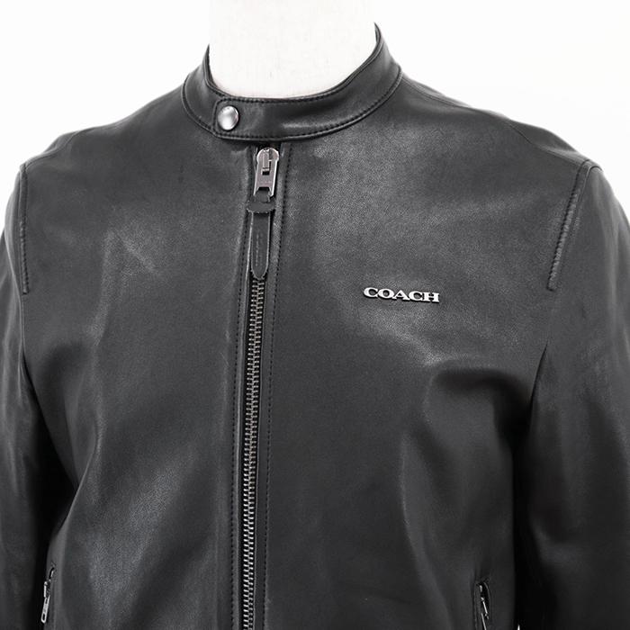COACH（コーチ） ジャケット シングル レザー C7811 ロゴ ボタン