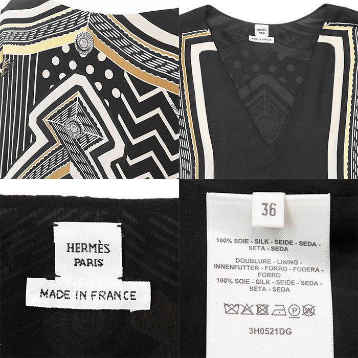 HERMES（エルメス） 【美品】HERMES ワンピース カフタン Poste aux