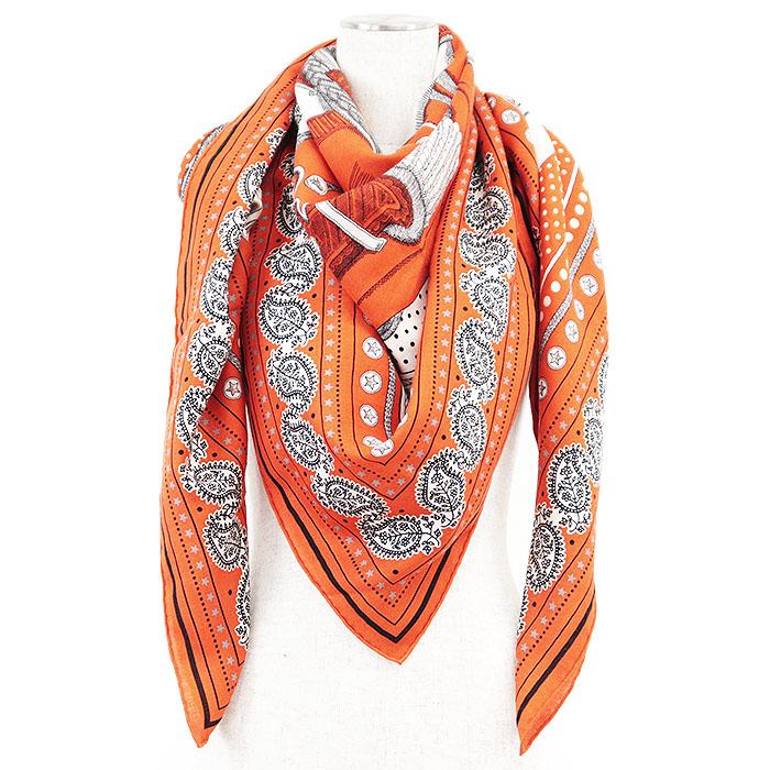 HERMES（エルメス） 【新品同様】HERMES スカーフ カレジェアン140