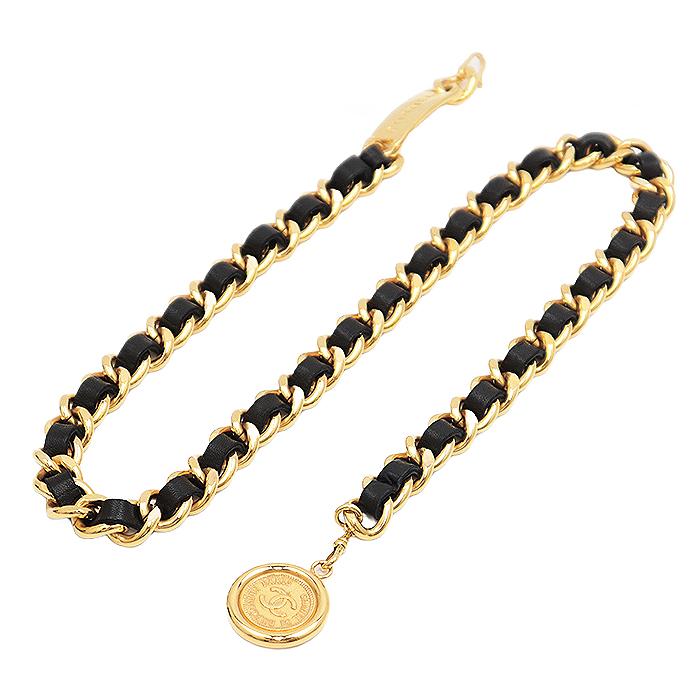 CHANEL（シャネル） チェーンベルト レザー コンビネーション ロゴ
