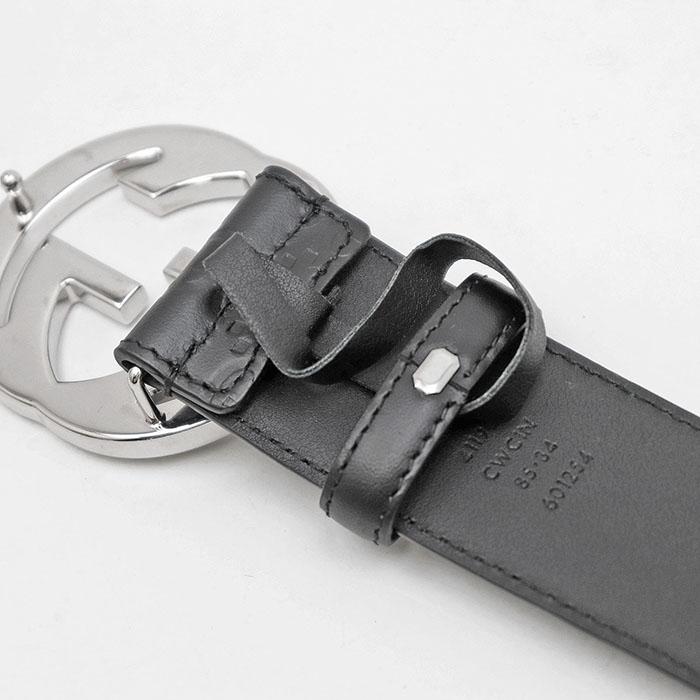 GUCCI 【極美品】GUCCI グッチ ベルト レザー GG ロゴ インター