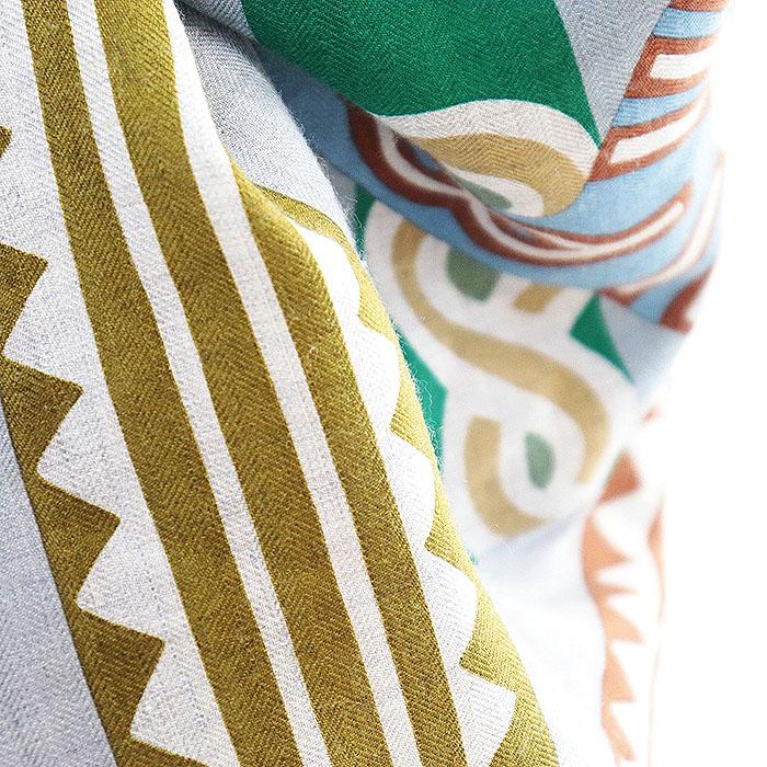 HERMES 【美品】HERMES エルメス カレジェアン140 Fantaisie d