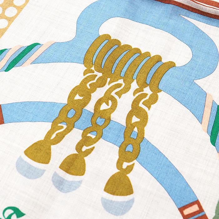 HERMES 【美品】HERMES エルメス カレジェアン140 Fantaisie d