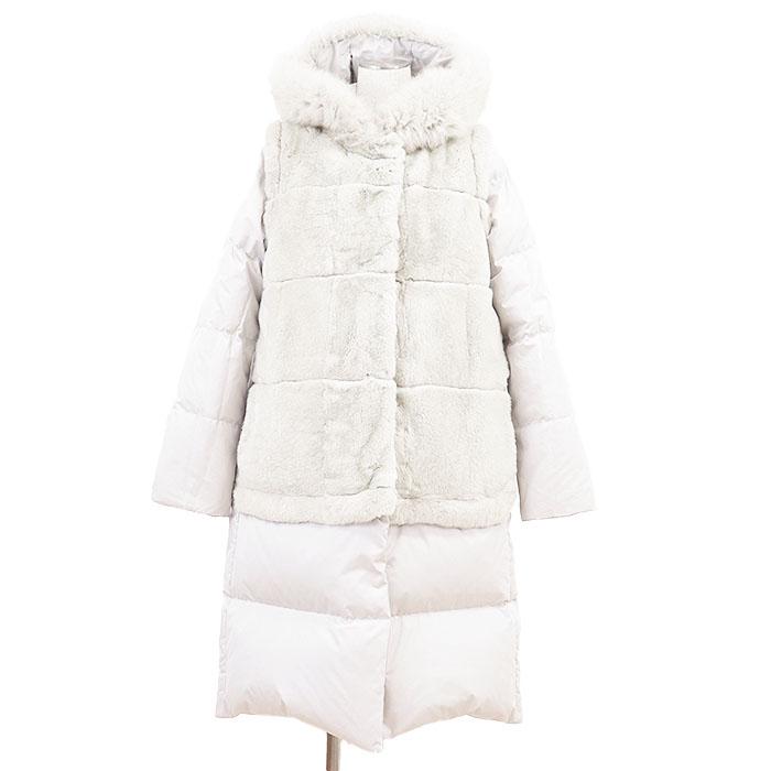 【極美品】GRACE CONTINENTAL ラビットファーダウンコート　S GRACE CONTINENTAL（グレースコンチネンタル） 【SALE】GRACE