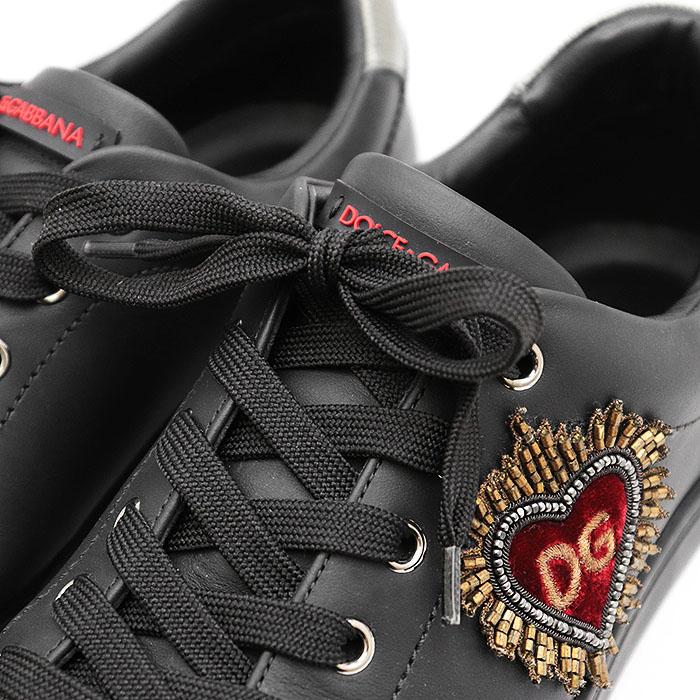 美品　ドルチェアンドガッバーナ DGロゴ ハートワッペン スニーカー　ドルガバ SALE】DOLCE&GABBANA ドルチェアンドガッバーナ スニーカー DG