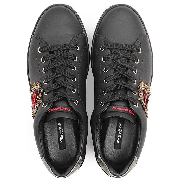 美品　ドルチェアンドガッバーナ DGロゴ ハートワッペン スニーカー　ドルガバ SALE】DOLCE&GABBANA ドルチェアンドガッバーナ スニーカー DG