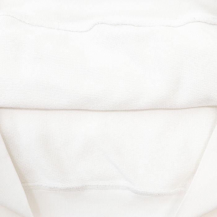 【美品】BALENCIAGA バレンシアガ パーカー 2019年製 BB アナグラム センターロゴ プリント コットン100% スウェット 長袖 メンズ S 白_4