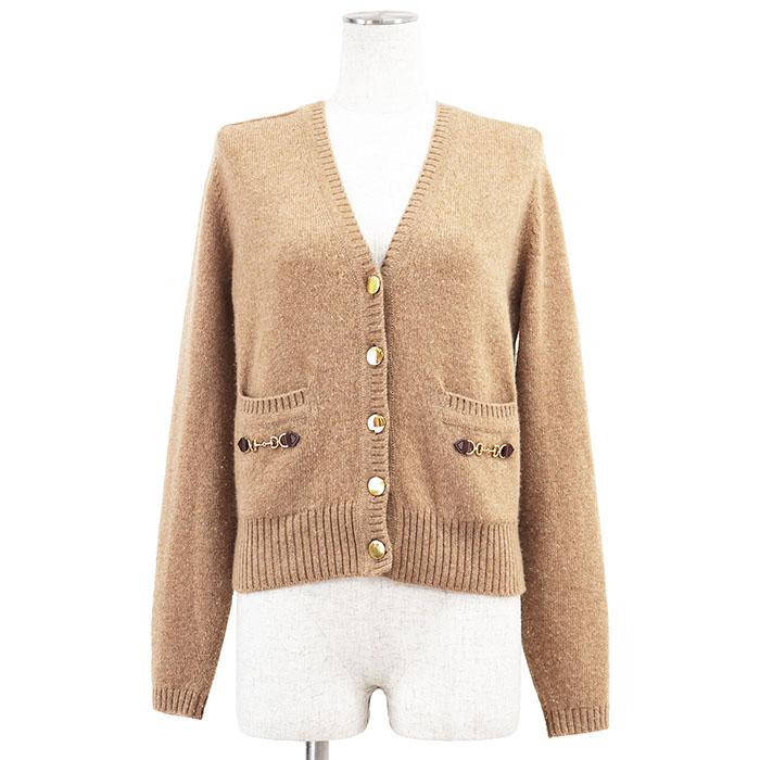 GUCCI（グッチ） カーディガン ホースビット ニット カシミヤ100% ロゴ