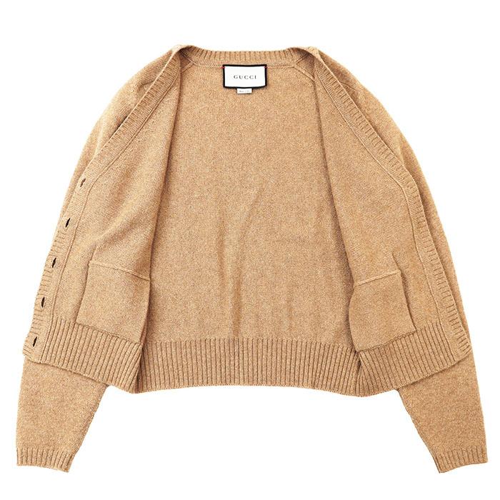 GUCCI（グッチ） カーディガン ホースビット ニット カシミヤ100% ロゴ
