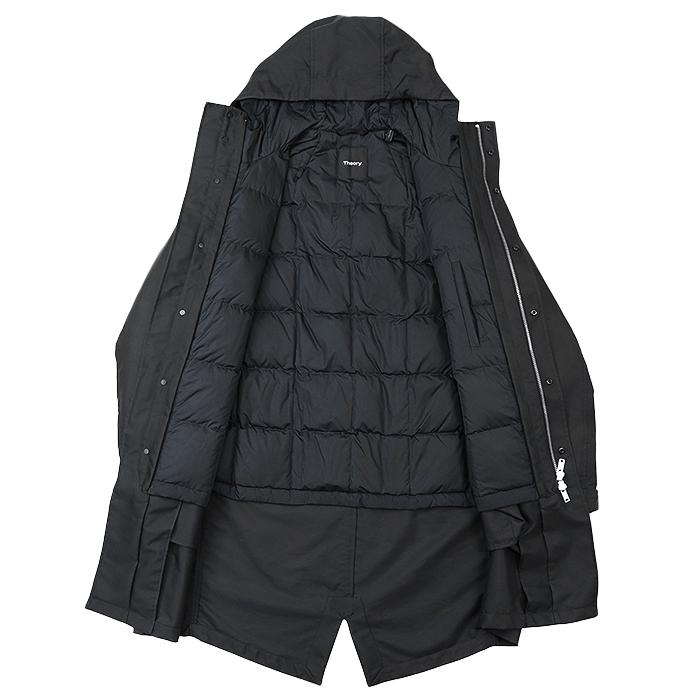 【美品✨】　theory セオリー ナイロン フード モッズコート 現行タグ theory（セオリー） SALE【美品】theory モッズコート フーデッド 中綿